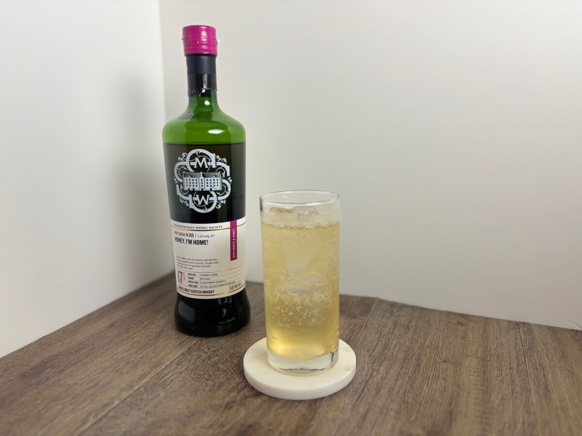 SMWS 9.313 ハニー、ただいま!のハイボール
