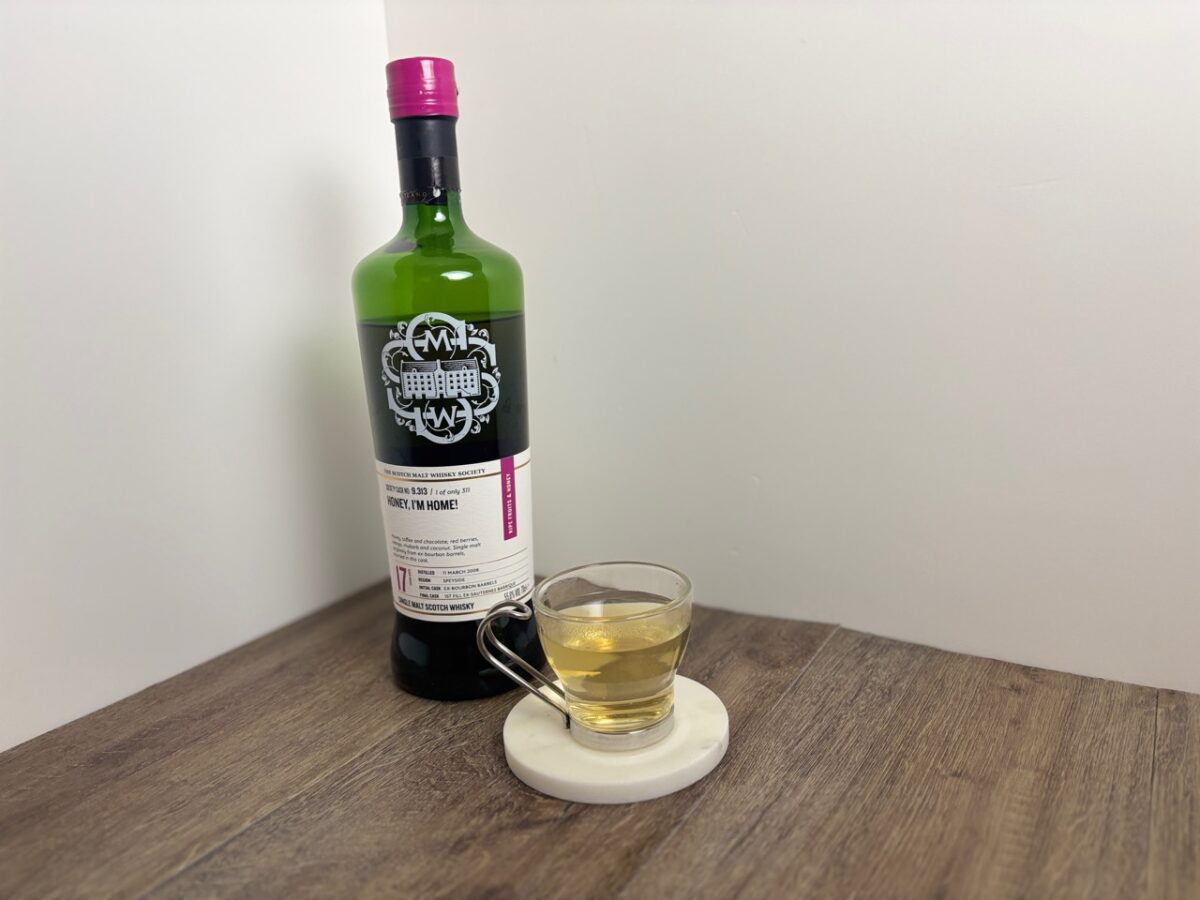SMWS 9.313 ハニー、ただいま!のお湯割り