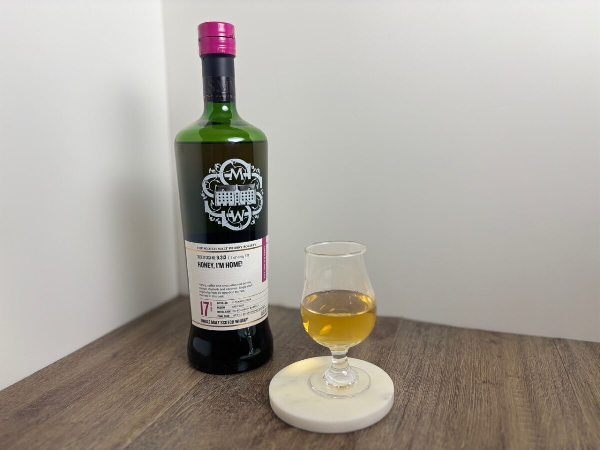 SMWS 9.313 ハニー、ただいま!のトワイスアップ