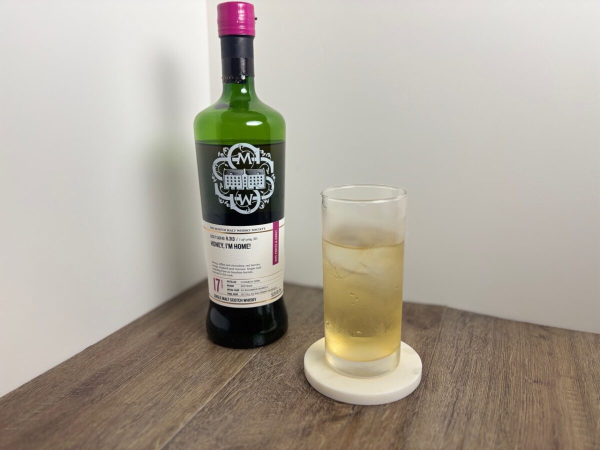 SMWS 9.313 ハニー、ただいま!の水割り